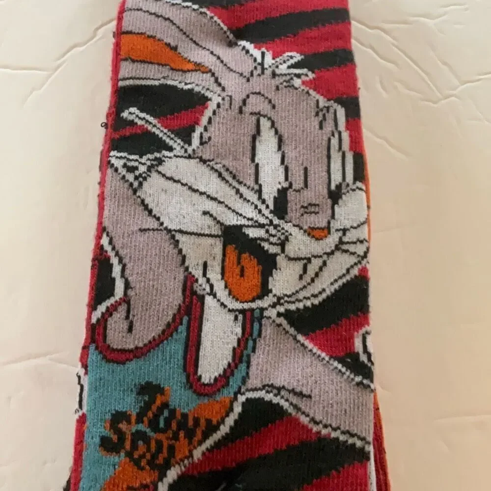 Space Jam Bugs Bunny Socks. Size 6-12. New  TuneSquad, looneytunes, basketball